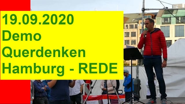 Rede Querdenker Fiddike Hamburg