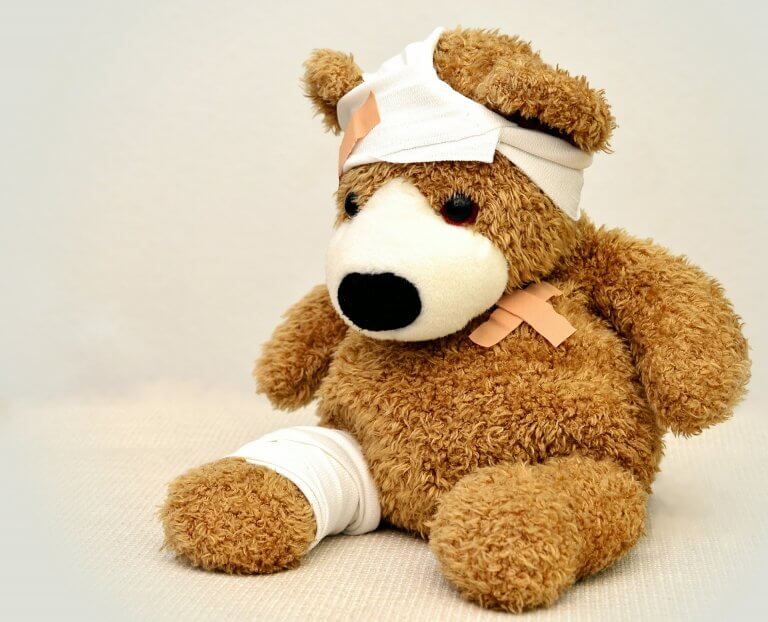 Teddy Verletzt